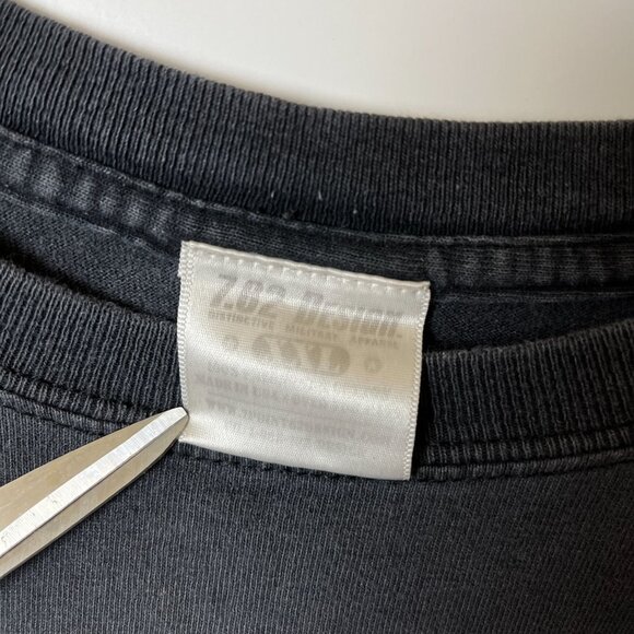 Distressed US Marines T Shirt Vintage Y2K Adult Gray Extra Large XL Graphic Tee - Picture 5 of 16